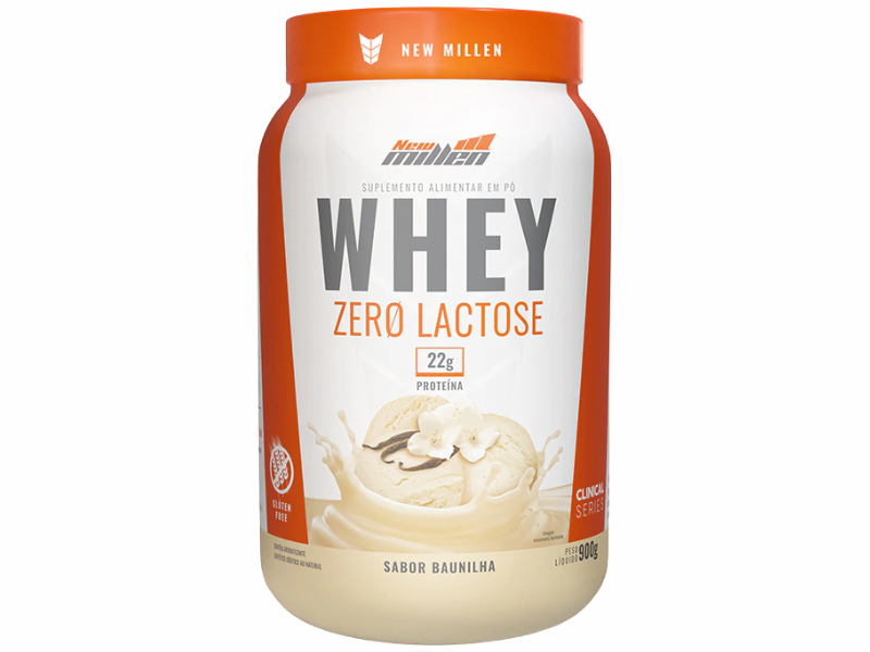 WHEY ZERO LACTOSE POTE 900G - NEW MILLEN - Imagem 2