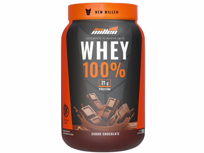 WHEY 100% POTE 900G - NEW MILLEN - Imagem 2
