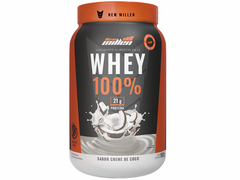 WHEY 100% POTE 900G - NEW MILLEN - Imagem 4