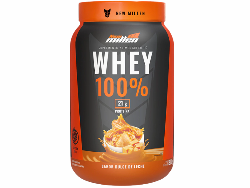 WHEY 100% POTE 900G - NEW MILLEN - Imagem 5