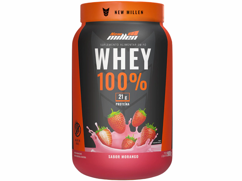 WHEY 100% POTE 900G - NEW MILLEN - Imagem 7