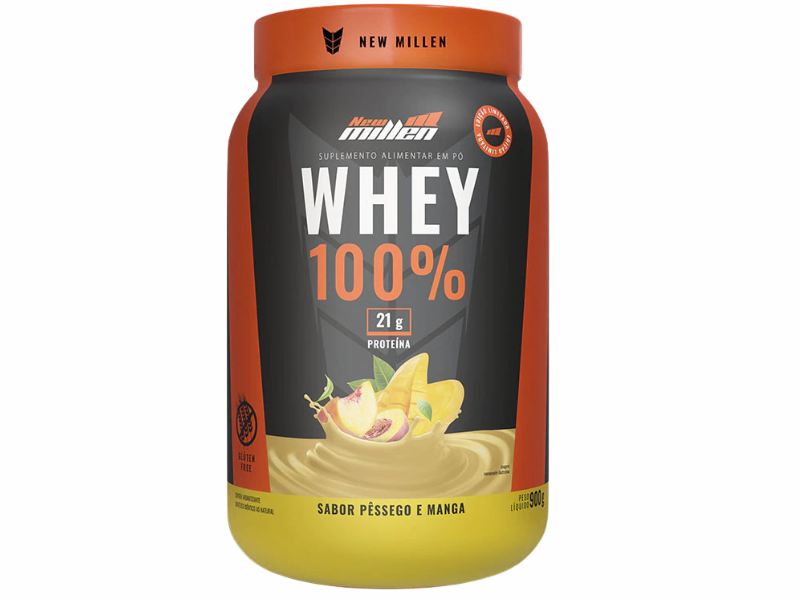 WHEY 100% POTE 900G - NEW MILLEN - Imagem 8