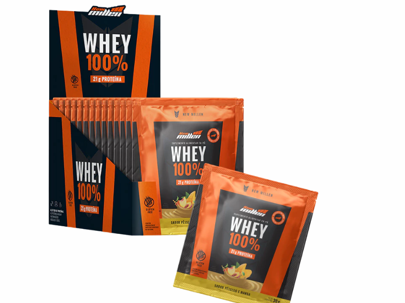 WHEY 100% 15X30G - NEW MILLEN - Imagem 9
