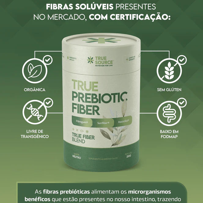 PREBIOTIC FIBER NEUTRO 210G - TRUE SOURCE - Imagem 2