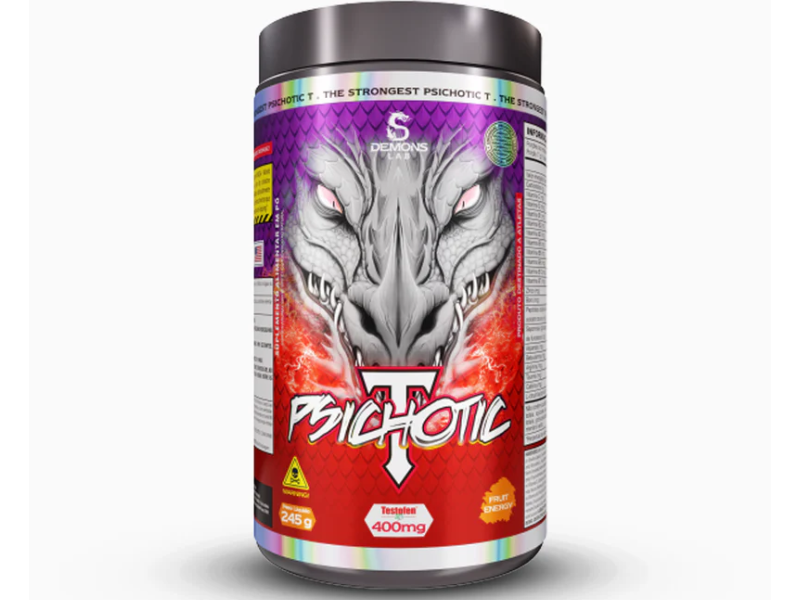 PRÉ TREINO PSICHOTIC T FRUIT ENERGY 245G - DEMONS LAB - Imagem 2
