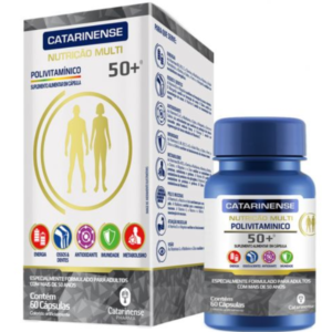 MULTI POLIVITAMINICO 50+ 60CAPS - CATARINENSE NUTRICAO