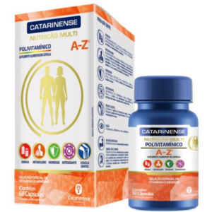 MULTI POLIVITAMINICO A-Z 60CAPS - CATARINENSE NUTRICAO