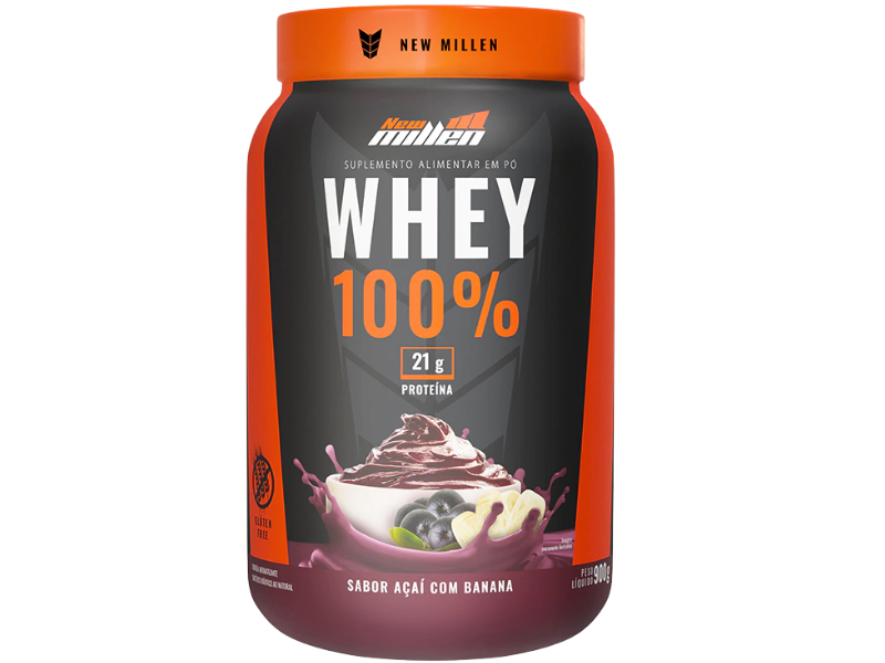 WHEY 100% POTE 900G - NEW MILLEN - Imagem 9