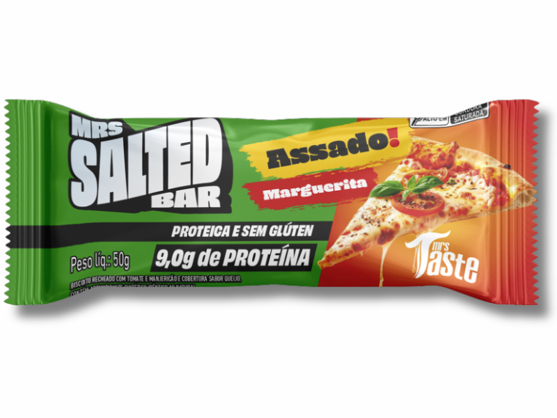 TASTE COOKIES BAR SALTED 12UN 50G - MRS TASTE - Imagem 2