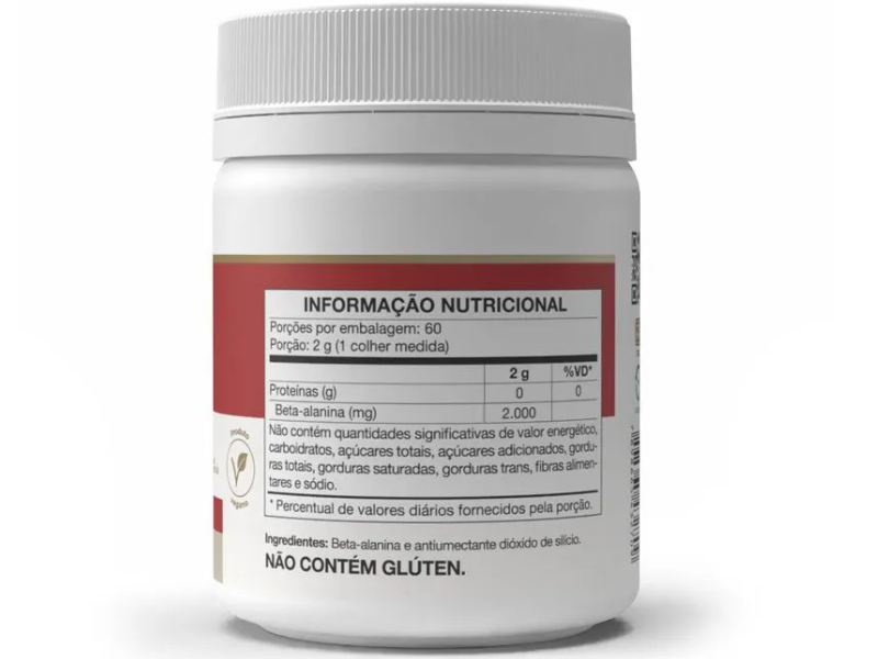 BETA ALANINA POTE 120G - VITAFOR - Imagem 2