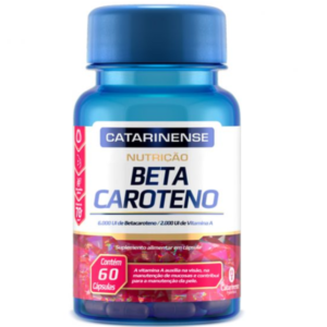 BETA CAROTENO 60CAPS - CATARINENSE NUTRICAO