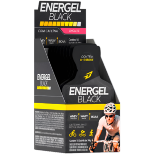 ENERGEL BLACK (C/ CAFEÍNA) 10X30G SACHÊ - BODYACTION