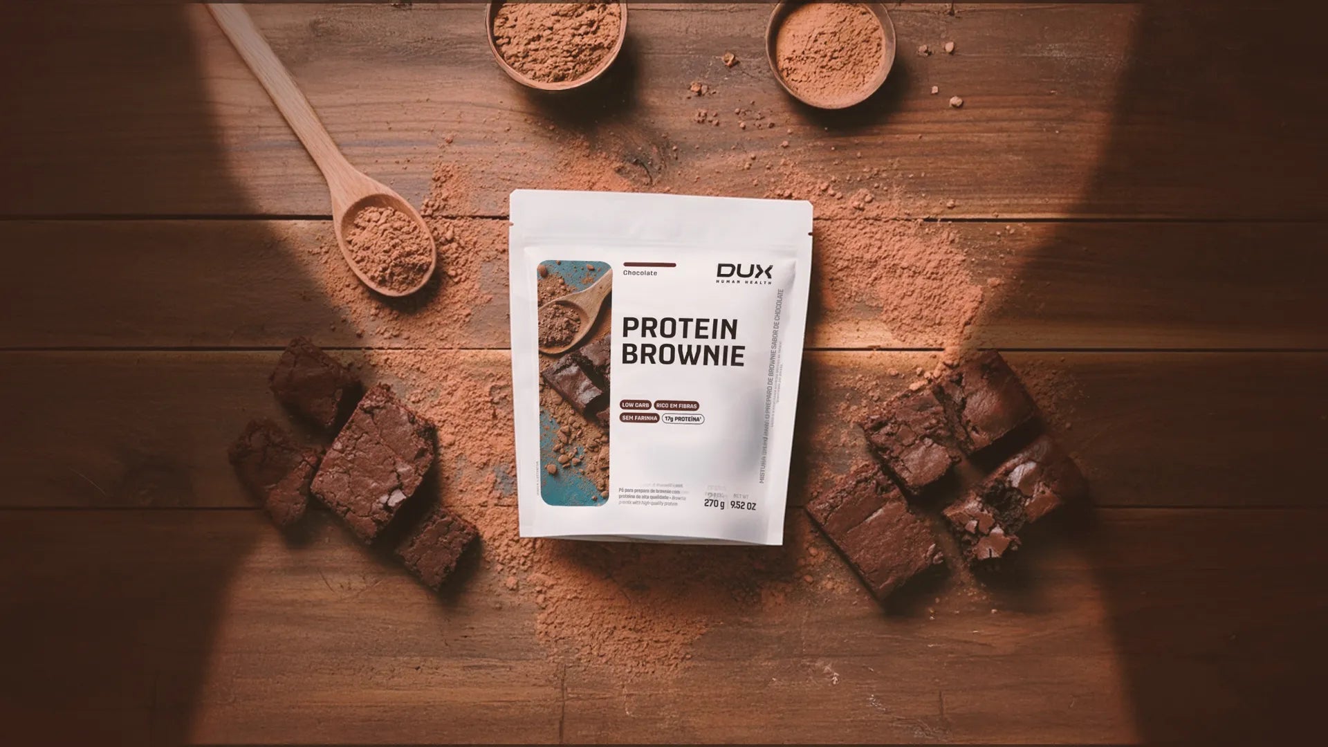 PROTEIN BROWNIE 270G - DUX - Imagem 3