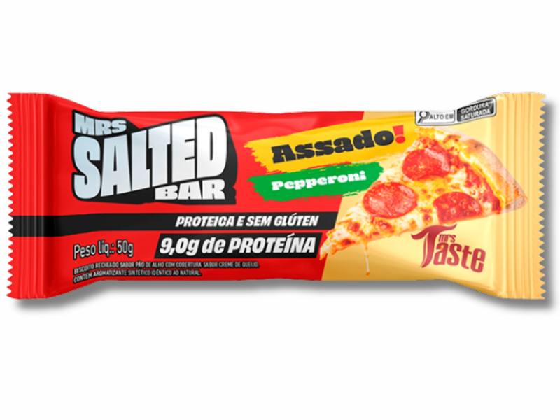 TASTE COOKIES BAR SALTED 12UN 50G - MRS TASTE - Imagem 4