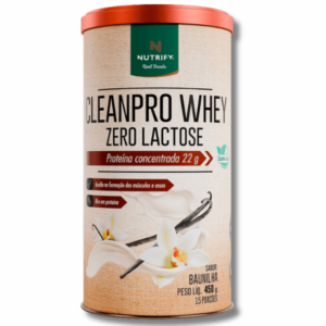 CLEANPRO WHEY ZERO LACTOSE 450G - NUTRIFY