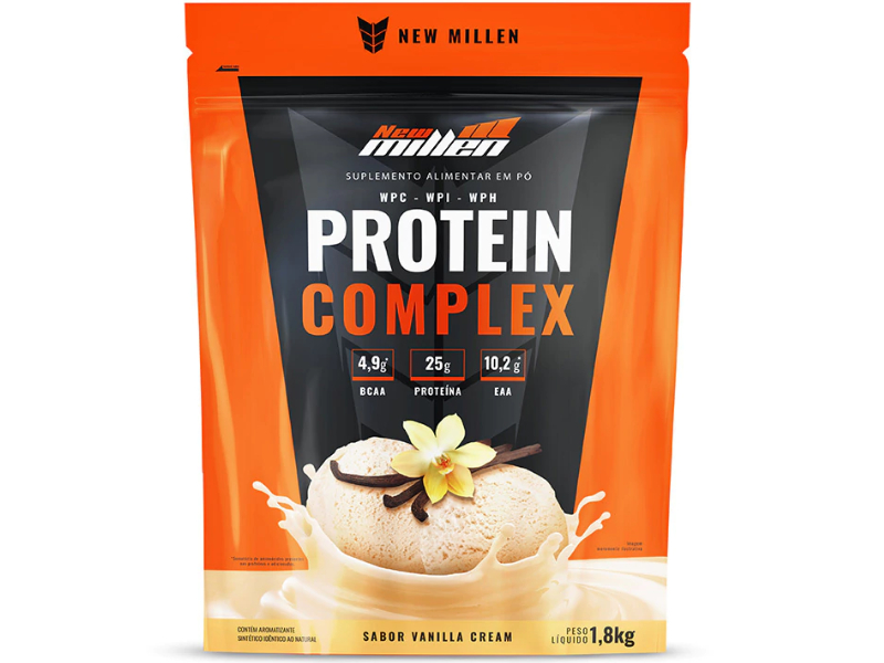 PROTEIN COMPLEX 1,8KG REFIL - NEW MILLEN - Imagem 2