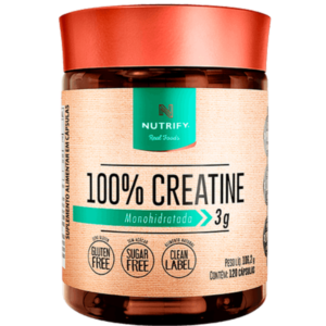 CREATINA 100% 120CAPS - NUTRIFY