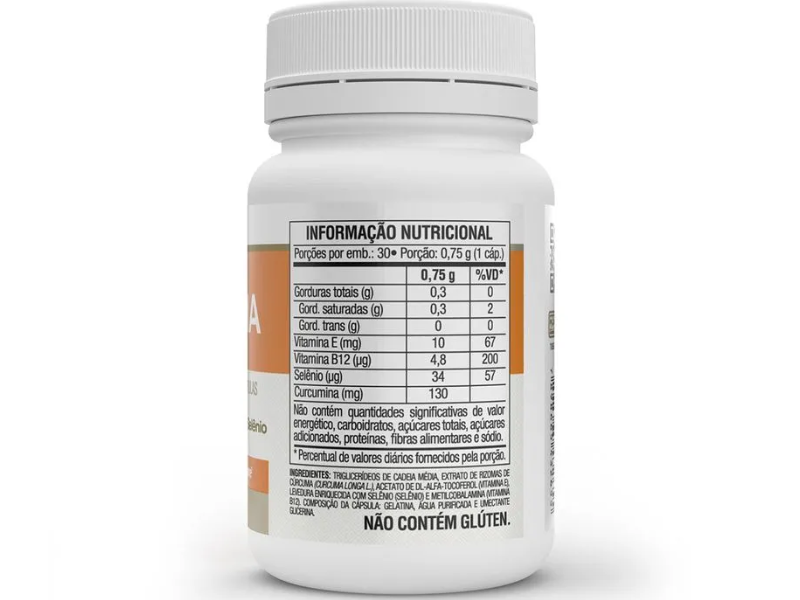 CURCUMA PLUS 30CAPS 500MG - VITAFOR - Imagem 2