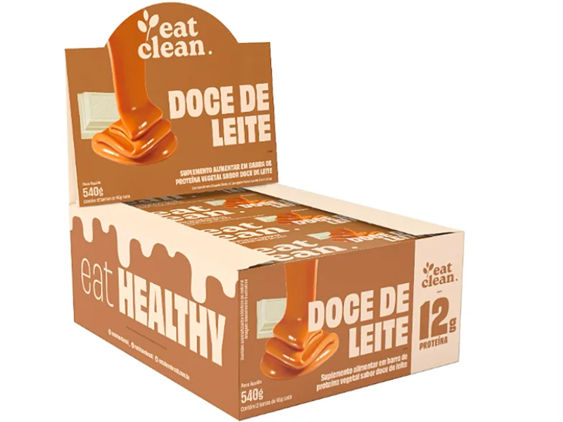 BARRA DE PROTEINA EAT CLEAN 12UN 45G - DUX NUTRITION - Imagem 3
