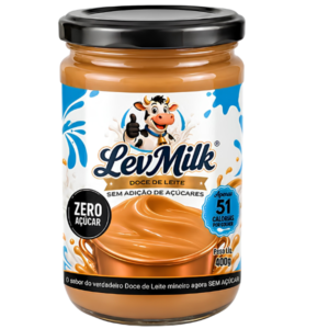DOCE DE LEITE ZERO AÇUCAR 400G - LEV MILK