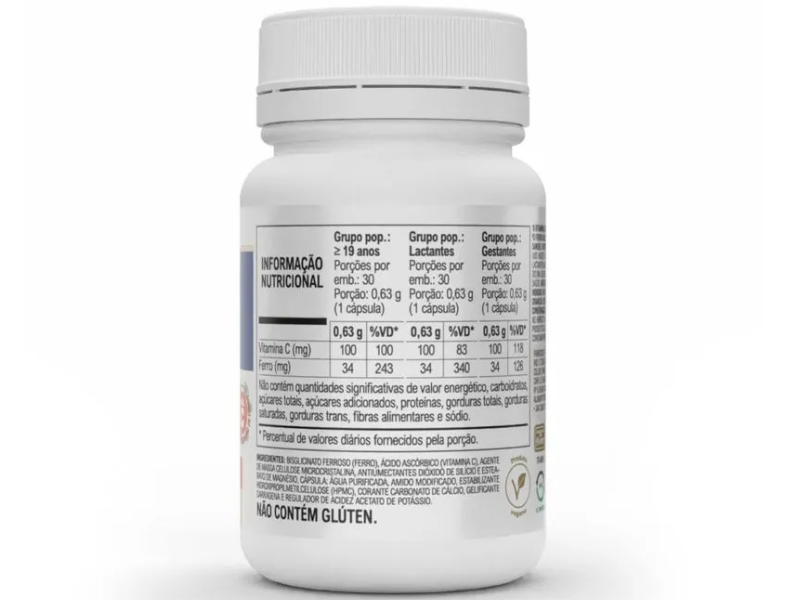 FERRO PLUS 30CAPS 500MG - VITAFOR - Imagem 2