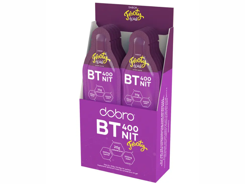 BT 400 NITRATO GEL C/ 10UN 30G (C/ CAFÉINA E TAURINA) - DOBRO - Imagem 2
