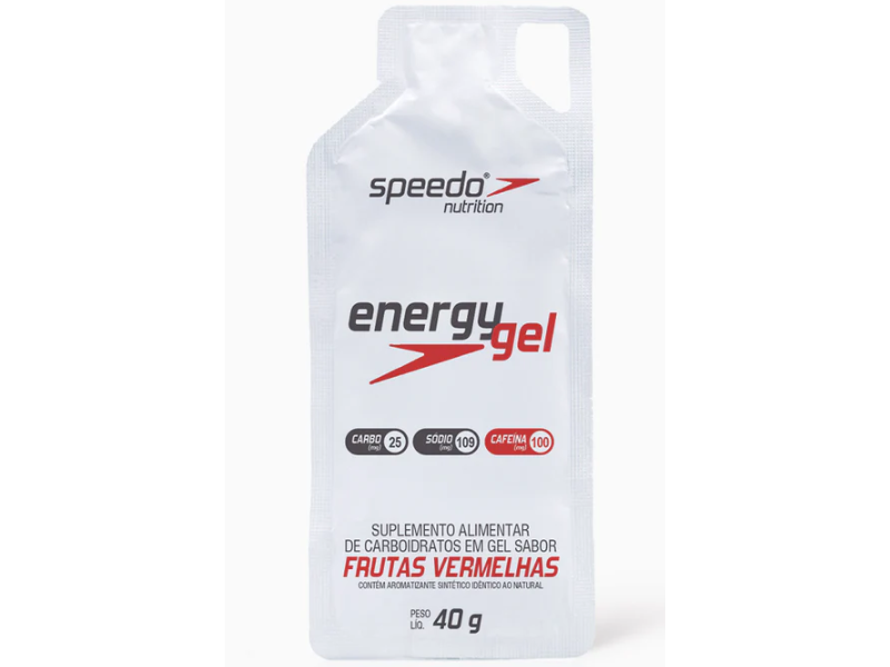 ENERGY GEL SPEEDO PWRD BY Z2 FRUTAS VERMELHAS CAIXA C/ 10 SACHES 40G - Imagem 2