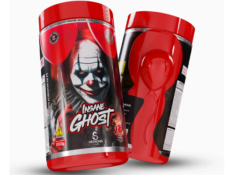 PRE TREINO INSANE GHOST FRUIT PUNCH 350G - DEMONS LAB