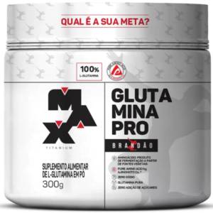 GLUTAMINA PRO LINHA RAFAEL BRANDAO POTE 300G - MAX TITANIUM