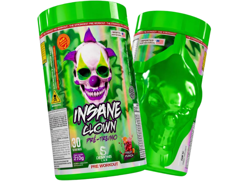 PRÉ - TREINO INSANE CLOWN 210G - DEMONS LAB - Imagem 4