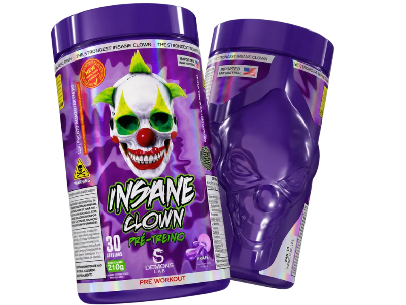 PRÉ - TREINO INSANE CLOWN 210G - DEMONS LAB - Imagem 3