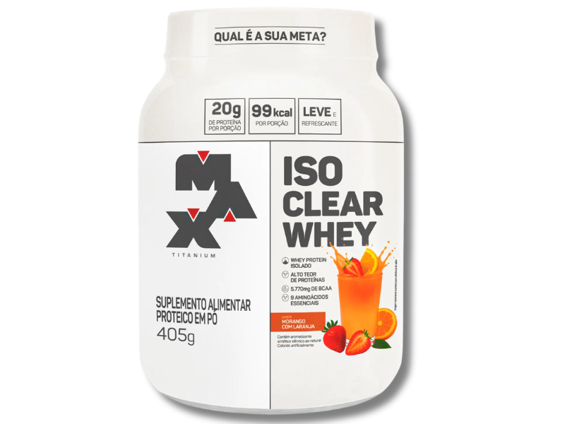 WHEY ISO CLEAR 405G - MAX TITANIUM - Imagem 2