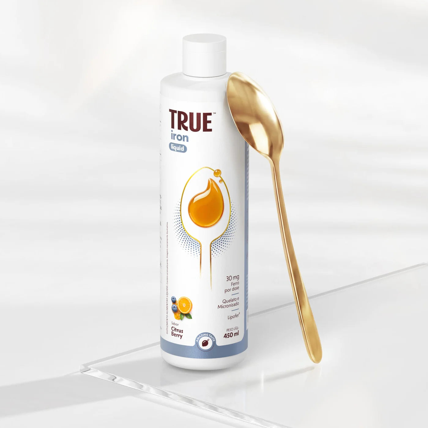 IRON LIQUID CITRUS BERRY 450ML - TRUE SOURCE - Imagem 2