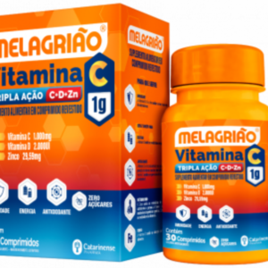MELAGRIAO TRIPLA ACAO C+D+ZN 30COMP - CATARINENSE NUTRICAO