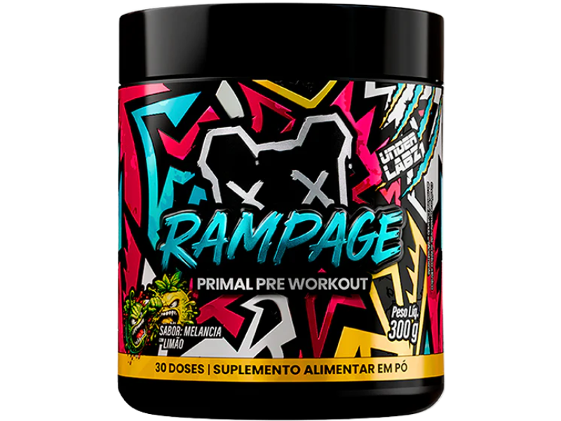 PRÉ - TREINO RAMPAGE 300G - UNDER LABZ - Imagem 3