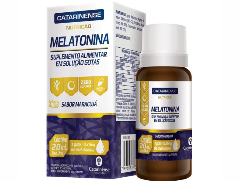 MELATONINA 20ML - CATARINENSE NUTRICAO - Imagem 2