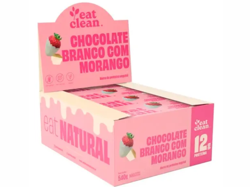 BARRA DE PROTEINA EAT CLEAN 12UN 45G - DUX NUTRITION - Imagem 2