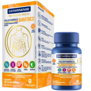 MULTI POLIVITAMINICO BARIATRICO 30COMP - CATARINENSE NUTRICAO