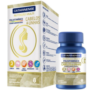 MULTI CABELOS E UNHAS 60CAPS - CATARINENSE NUTRICAO
