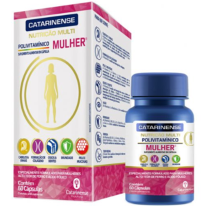 MULTI POLIVITAMINICO MULHER 60CAPS - CATARINENSE NUTRICAO