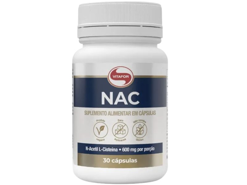 N-ACETIL CISTEINA (NAC) 30CAPS 750MG - VITAFOR