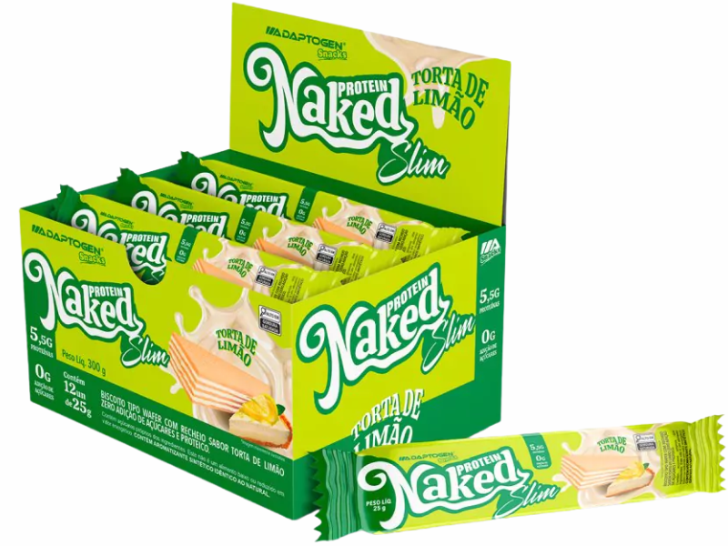 NAKED PROTEIN SLIM CAIXA C/ 12UN 25G - ADAPTOGEN - Imagem 5