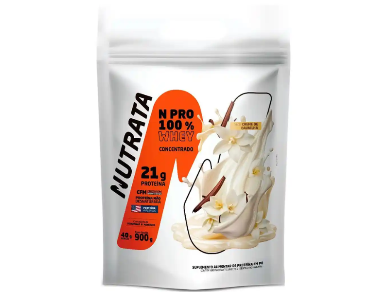 NPRO WHEY 100% REFIL 900G - NUTRATA - Imagem 2