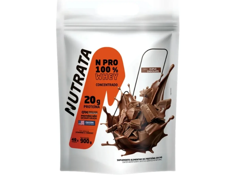 NPRO WHEY 100% REFIL 900G - NUTRATA