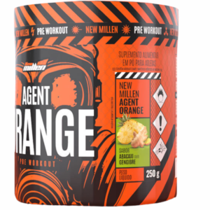 PRE TREINO AGENT ORANGE C/ CAFEINA 250G - NEW MILLEN