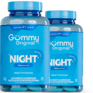 GUMMY PROMOPACK NIGHT FRAMBOESA 30UN + NIGHT FRAMBOESA 30UN