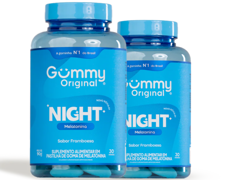 GUMMY PROMOPACK NIGHT FRAMBOESA 30UN + NIGHT FRAMBOESA 30UN