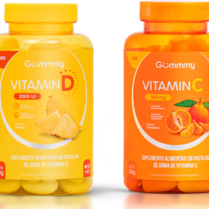 GUMMY PROMOPACK VIT C (TANGERINA) 30UN + VIT D (ABACAXI) 30UN