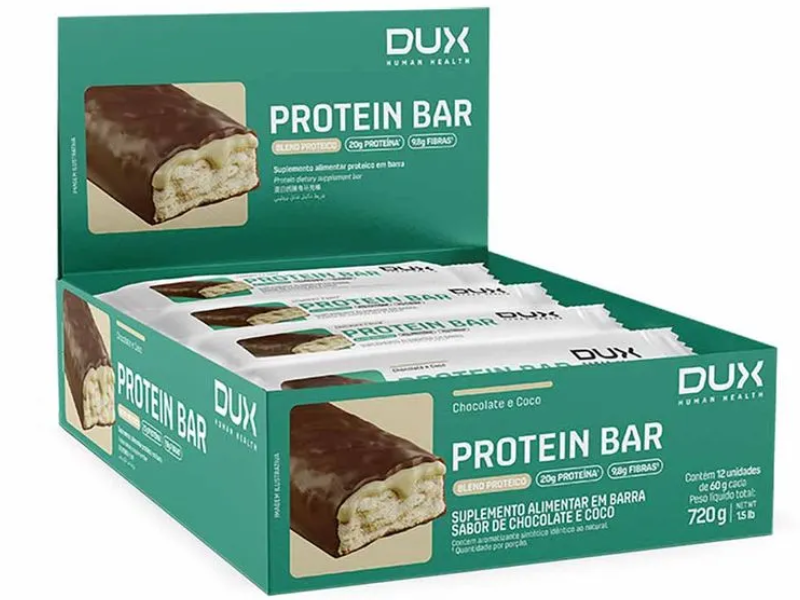 PROTEIN BAR C/12UN 60G - DUX NUTRITION - Imagem 4