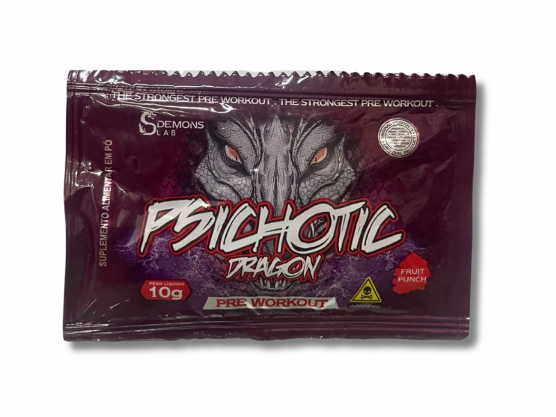 PRE TREINO PSICHOTIC DRAGON CAIXA C/ 30UN 10G - DEMONS LAB - Imagem 2